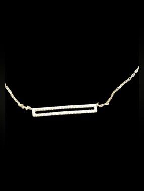 Ross-Simons Diamond Bar Necklace